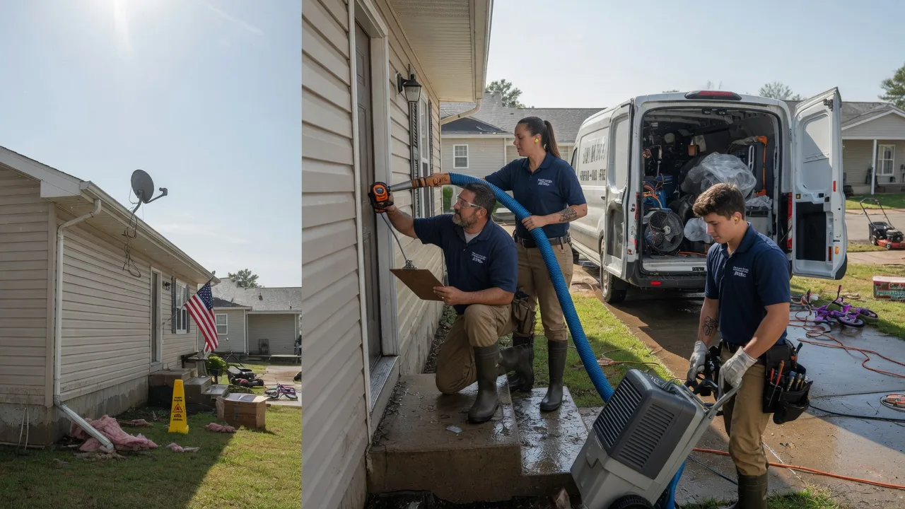 Ceiling Water Damage Restoration in Eaton Rapids, MI near me